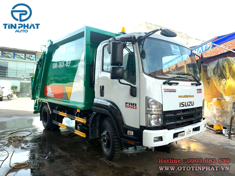 Xe ép rác Isuzu