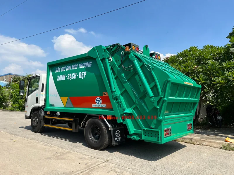 Xe Ép Rác Isuzu 7.5 Khối