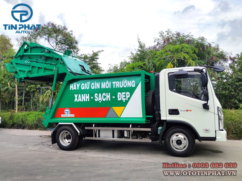Xe Ép Rác 6 Khối