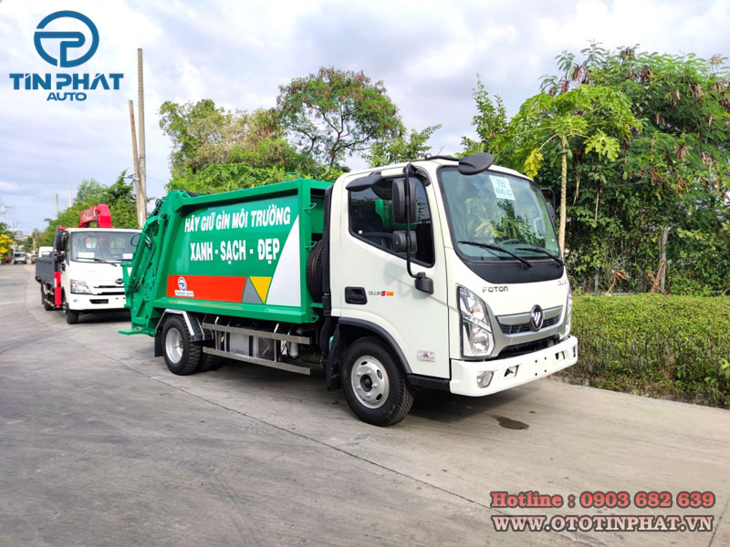 Xe Ép Rác 6 Khối