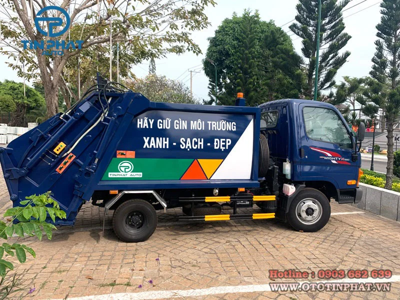 Xe Ép Rác Hyundai 3.5 Khối