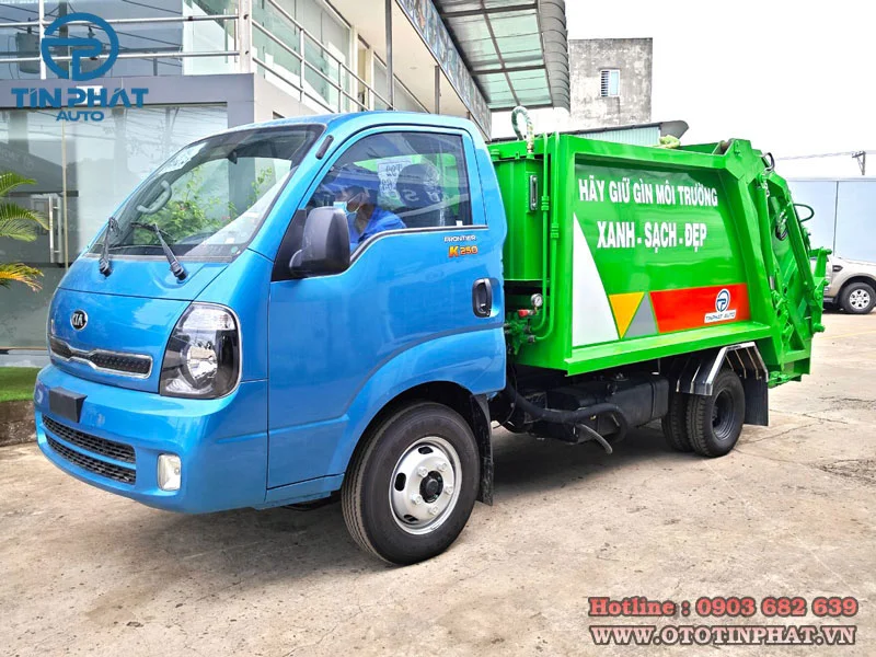 Xe Ép Rác 3 Khối KIA K250