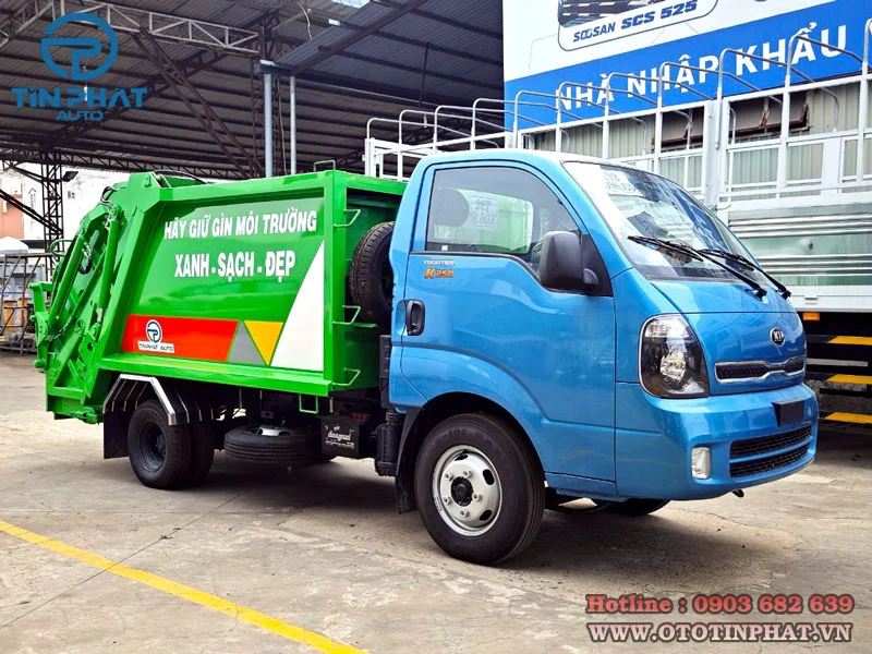 Xe Ép Rác 3 Khối KIA K250
