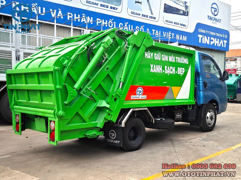 Xe Ép Rác 3 Khối KIA K250