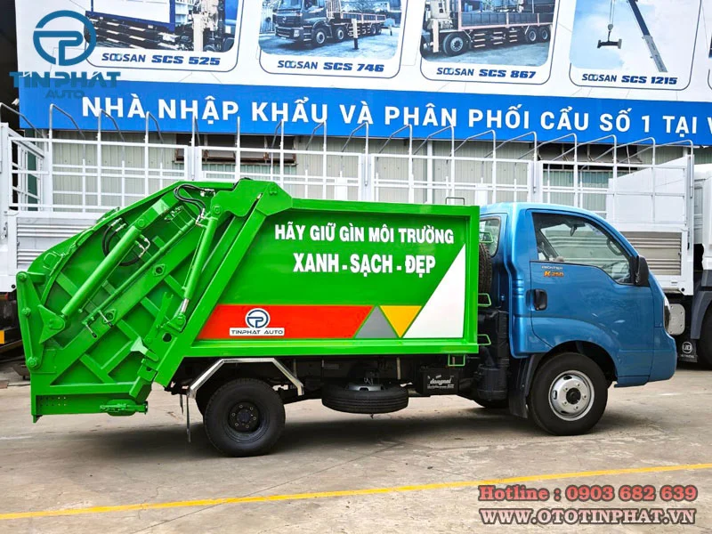 Xe Ép Rác 3 Khối KIA K250