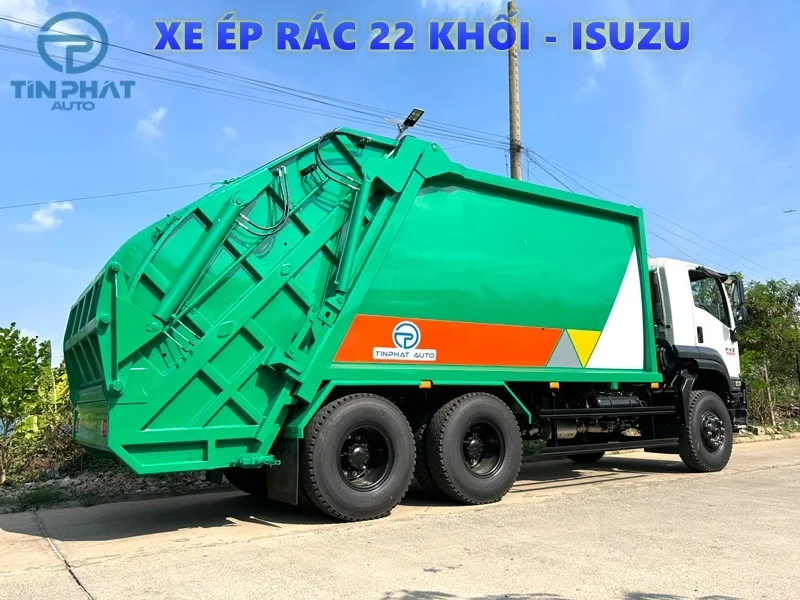 Xe Ép Rác 22 Khối ISUZU FVZ