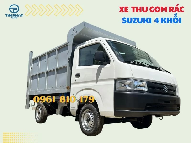 Xe Chở Rác 530KG Suzuki Pro