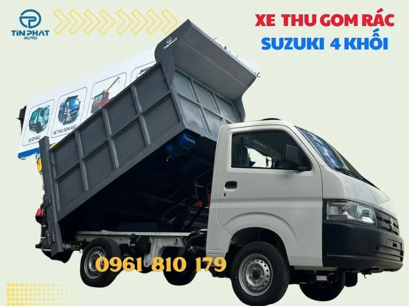 Xe Chở Rác 700KG Suzuki Pro