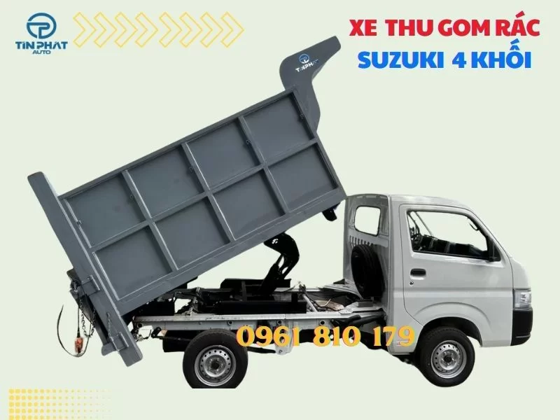 Xe Chở Rác 700KG Suzuki Pro