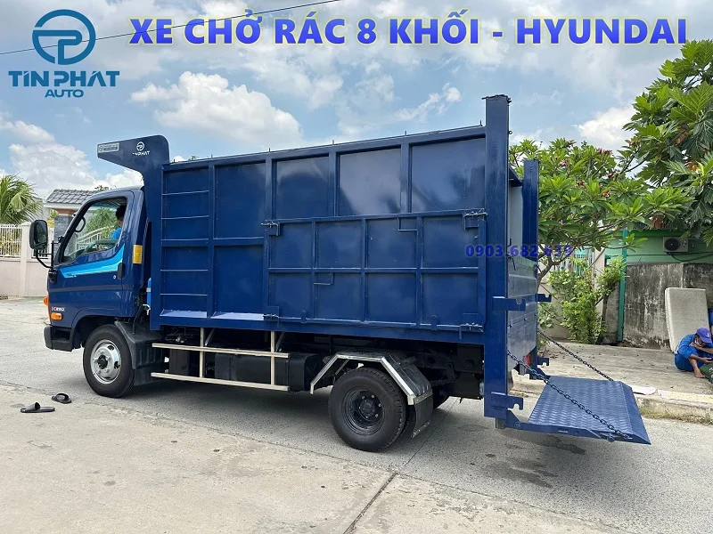 Xe Chở Rác 8 khối Hyundai E5