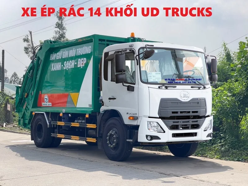 Xe Ép Rác 14 Khối