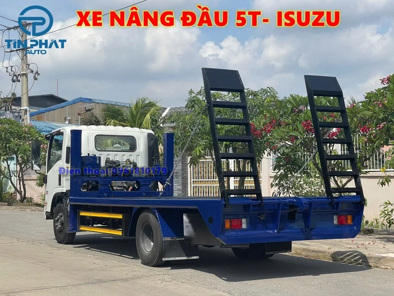 Xe Nâng đầu chở máy công trình ISUZU NQR