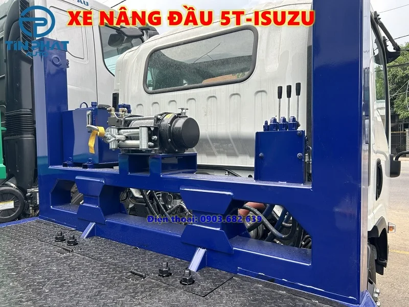 Xe Nâng đầu chở máy công trình ISUZU NQR