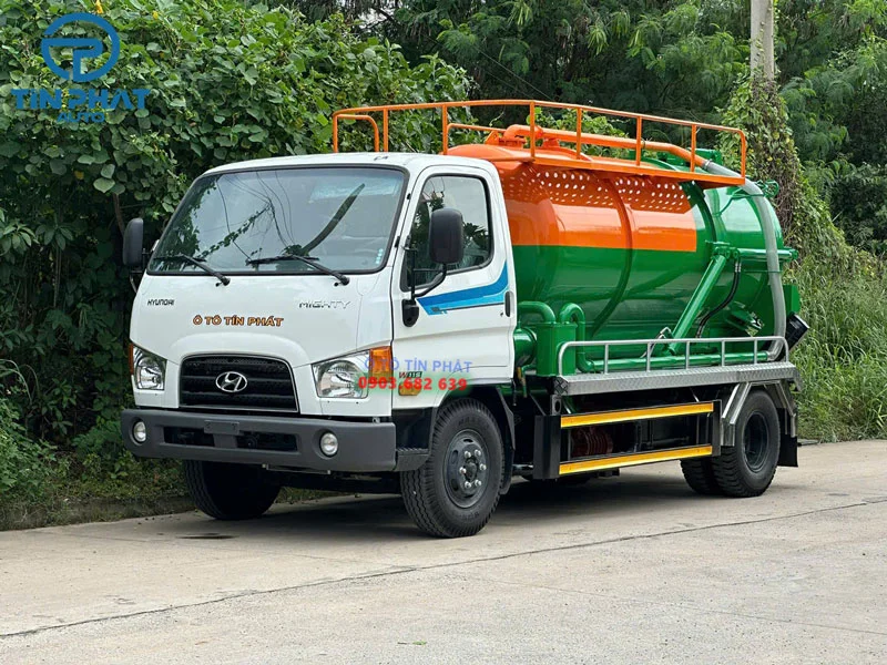 Xe Hút Hầm Cầu Bể Phốt 6 Khối