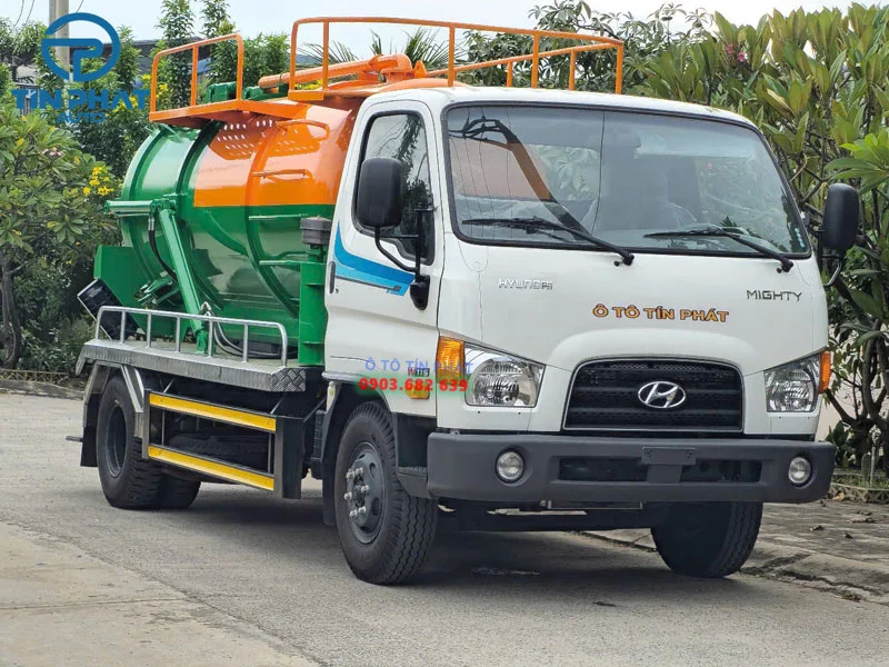 Xe Hút Hầm Cầu Bể Phốt 6 Khối