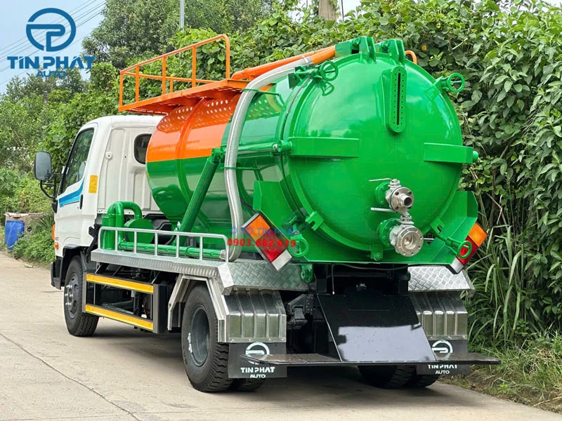 Xe Hút Hầm Cầu Bể Phốt 6 Khối