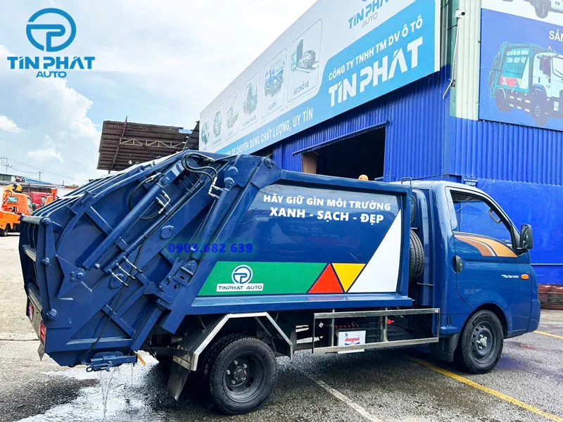 Xe Ép Rác Hyundai-2 Khối