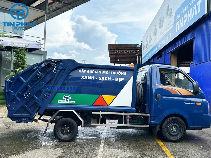 Xe Ép Rác Hyundai-2 Khối